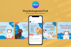 Dog Instagram Post Canva Template Product Image 1