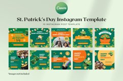 St. Patrick’s Day Instagram Canva Template Product Image 3