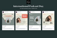 International Podcast Day Instagram Post Canva Template Product Image 2
