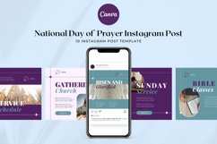 National Day of Prayer Instagram Post Canva Template Product Image 3