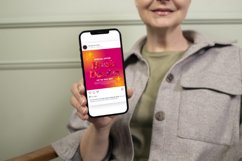 Black Friday Sale Holographic Instagram Post Canva Template Product Image 6