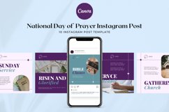 National Day of Prayer Instagram Post Canva Template Product Image 2