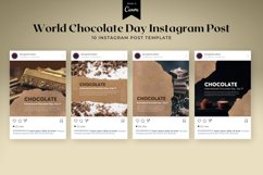 World Chocolate Day Instagram Canva Template Product Image 3