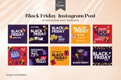 Black Friday Instagram Post Canva Template Product Image 3