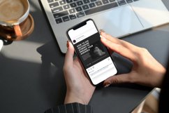 Black and White modern Business Instagram Post Canva Product Image 6