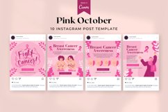 Pink October Instagram Post Canva Template Product Image 2
