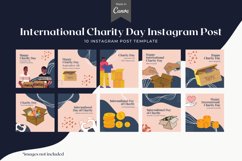 International Day of Charity Instagram Post Canva Template Product Image 3
