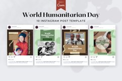 World Humanitarian Day Instagram Post Canva Template Product Image 2