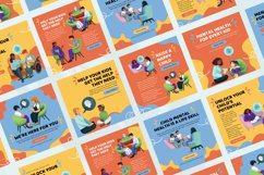 Child Mental Health Therapy Instagram Post Canva Template Product Image 4