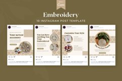 Embroidery Product Post Instagram Canva Template Product Image 2