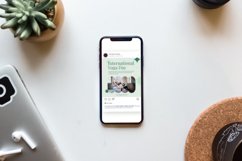 International Yoga Day Instagram Post Canva Template Product Image 5