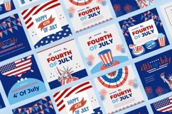 Happy 4th of July Instagram Post Canva Template Product Image 4