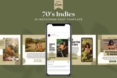 70's Indies Camera Instagram Canva Templates Product Image 5