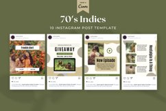 70's Indies Camera Instagram Canva Templates Product Image 4