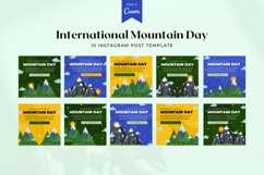 International Mountain Day Instagram Post Canva Template Product Image 3