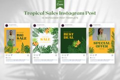 Tropical Sales Social Media Instagram Posts Canva Template Product Image 2