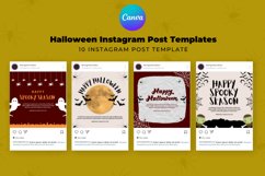 Halloween Instagram Post Canva Template Product Image 2