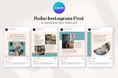 Boho Instagram Post Canva Template Product Image 2