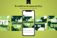 World Environment Day Instagram Post Canva Template Product Image 1