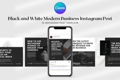 Black and White modern Business Instagram Post Canva Product Image 1
