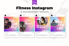 Fitness Instagram Post, Canva Templates Product Image 2