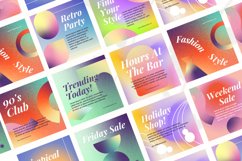 Retro Pastels Instagram Canva Template Product Image 3