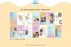 Minty Mint, Instagram Post and Story template CANVA Product Image 2