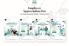 Employee Appreciation Day Instagram Canva Templates Product Image 2