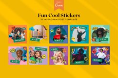 Trendy cartoon instagram posts, Canva Templates Product Image 5