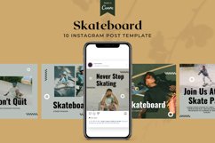 Skateboard Instagram Post Canva Template Product Image 4