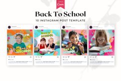 Back to School Instagram Post template, Canva Templates Product Image 2