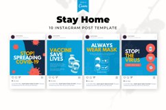 Stay Home Instagram Post, Canva Templates Product Image 2
