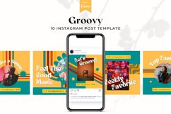 Groovy Instagram Canva Template Product Image 2