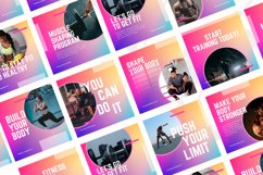 Fitness Instagram Post, Canva Templates Product Image 4