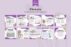 Flowers Instagram Post Template, Canva Templates Product Image 3
