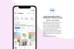 Minty Mint, Instagram Post and Story template CANVA Product Image 8