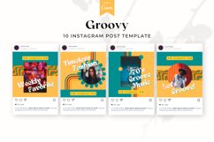 Groovy Instagram Canva Template Product Image 4