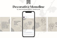 Decorative Monoline Instagram Canva Template Product Image 2