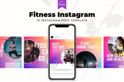 Fitness Instagram Post, Canva Templates Product Image 3