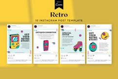 Retro Instagram Post, Canva Templates Product Image 4