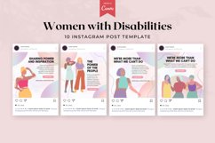 Women with Disabilities Instagram Canva Templates Product Image 3