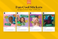 Trendy cartoon instagram posts, Canva Templates Product Image 4
