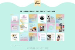 Minty Mint, Instagram Post and Story template CANVA Product Image 4