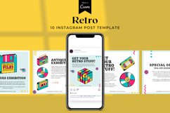 Retro Instagram Post, Canva Templates Product Image 6