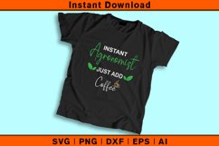 Instant Agronomist Just Add Coffee Funny Agronomy Design Product Image 2