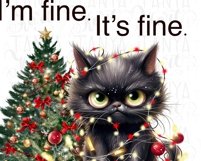 I&#039;m Fine It&#039;s Fine Everything Is Fine Png Sublimation Product Image 7