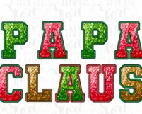 Papa Claus PNG for Christmas Shirt Product Image 4