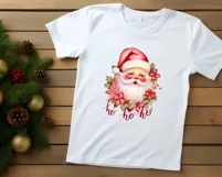 Red Santa Claus Sublimation PNG for Shirts Product Image 5