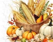 Happy Harvest Fall PNG, Sublimation Downloads Product Image 4