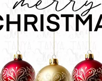 Christmas Balls PNG for Holiday Decoration Product Image 7